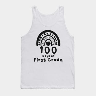 100 Days of First Grade Rainbow Tank Top